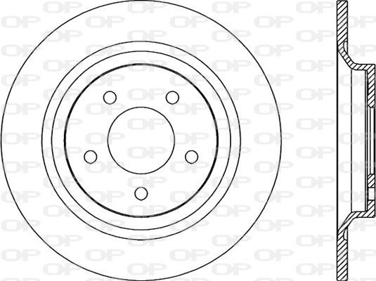 OPEN PARTS Тормозной диск BDA2264.10